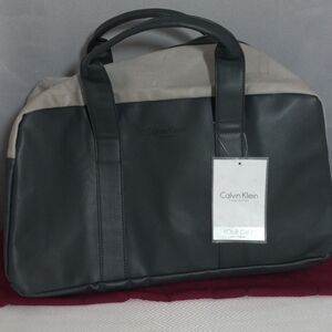 Calvin Klein Two-Tone Duffel Bag